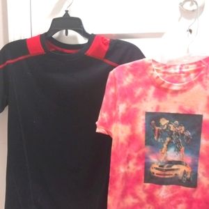 Fila Sz Boys Med 10/12  Two T Shirts